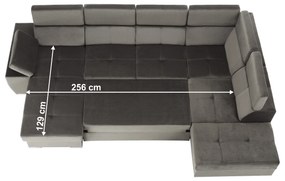 Ülőgarnitúra Lamour (szürkésbarna) (B). 1040164