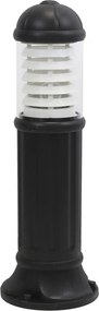 NOVOLUX 272B-G05X1A-02 Klasszikus Kültéri Állólámpa Fehér, Fekete E27 IP55