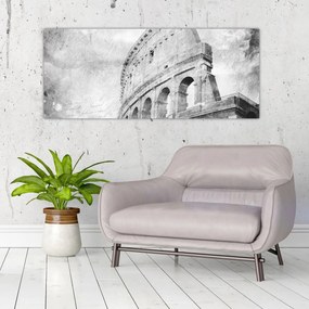 Kép - Vintage képeslap a városról N⁰1 (120x50 cm)