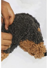 Sötétbarna textil játéktároló kosár 59x16x23 cm Sparky – Lorena Canals