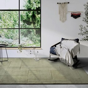 Zöld kézi szövésű gyapjú szőnyeg 190x280 cm Charlotte – Villeroy&amp;Boch