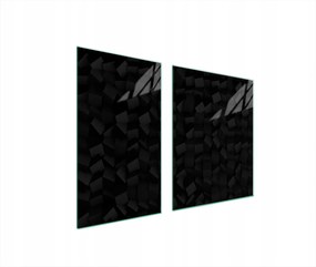 Üveglap És Vágódeszka 100x52 Fekete Edzett Üveg