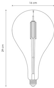 LED Dimmelhető izzó VINTAGE EDISON E27/4W/230V 3000K
