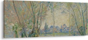 Kép - Claude Monet, Woman Seated under the Willows, reprodukciók (120x50 cm)