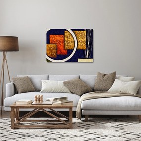 Az absztrakció képe (üvegen) (70x50 cm)