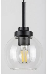 Rabalux 75006 - TIRINA fürdőszobai lámpa 1xE27/15W/230V fekete IP44