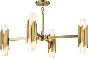 Elstead lighting klasszikus csillár marvele sárgaréz opál elsmarvele8-ab-opal