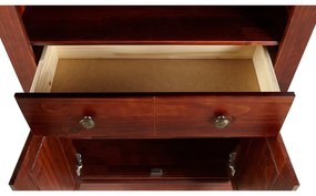 Barna borovi fenyő könyvespolc 181x31 cm Mille – Støraa