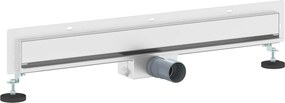 vidaXL Falon rögzített zuhanylefolyó Ezüst 70 cm Rozsdamentes acél 304