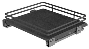 Konyhai fémrács, 900mm, fiók, antracit, teljes kihúzás, csillapított záródás, 30kg teherbírás, SIGE Infinity Plus 119