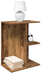 Éjjeliszekrények 2 db régi fa 46,5x29x61 cm gépelt fa