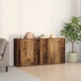2 db oldalnézet régi fa 79x38x80 cm mérnöki fa