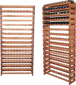 Bortartó állvány moduláris palacktartó 16x10 építőkocka impregnáló