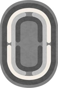 Lábtörlő, 40×60 cm – Sftkece047-Oval