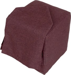 Cube H puff huzattal - S78 szövet - bordó R