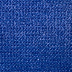 kék négyszögletű HDPE napvitorla 160 g/m² 2,5x5 m