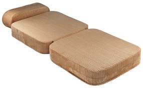 Barna kordbársony gyerek fotel Flip – Wigiwama