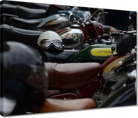 Vászonkép 40x30 Motorosok
