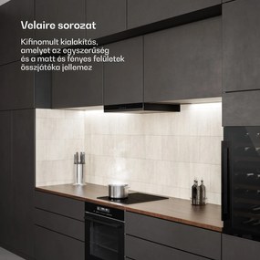 Klarstein Velaire indukciós főzőlap, elegáns, minimalista, kompakt, 3 főzőzóna, 5500 W, 45 cm