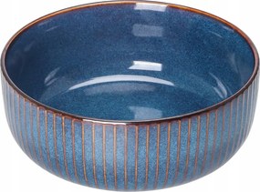 Porcelán Tál Sötétkék leveses tészta salátákhoz 21 cm 1800 ml