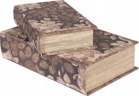 Doboz Organizer Könyv karórák ékszerek nappali dekoráció 2 db