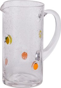 LIMO üveg  kancsó 1L , gyümölcsök