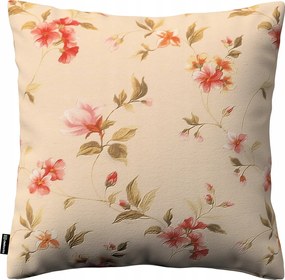 Párnahuzat 50x50 virágos, krémszínű alapon