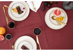 Len tányéralátét 35x45 cm Marsala – Linen Tales