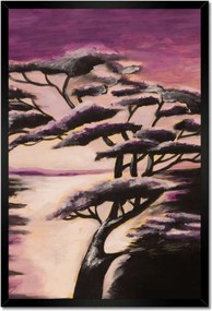 Poszterek keretben 40x60 Este a szavannán