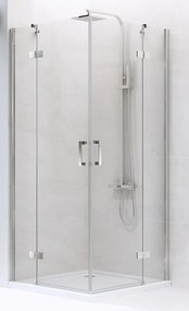 New Trendy New Renoma zuhanykabin 120x80 cm négyszögletes króm fényes/átlátszó üveg D-0106A/D-0107A