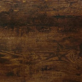 füstös tölgy színű szerelt fa cipősszekrény 59x17x81 cm