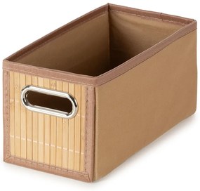 Natúr színű bambusz tárolódoboz 15x31x15 cm – Compactor