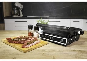 Concept ge3550 - Kontaktgrill 2000W/230V mit Temperatursensor, schwarz