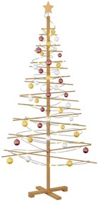 Fából készült Karácsonyfa állvánnyal Barna 180 cm bambusz