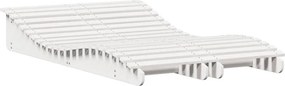 vidaXL 2 db fehér tömör fenyőfa napozóágy 205 x 60 x 31,5 cm