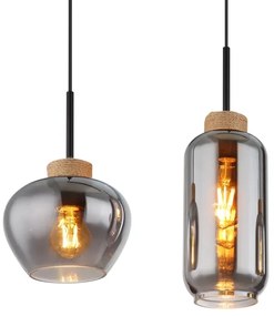 Globo 15549-4H - Csillár zsinóron MATT 4xE27/40W/230V