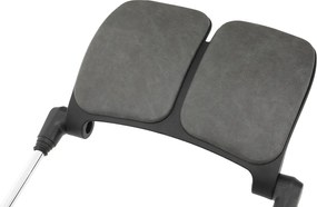 Irodai szék, sötétszürke/fekete, teherbírás 150 kg, VILMER