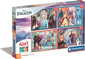 Disney Jégvarázs Echoes 4 az 1-ben puzzle Clementoni