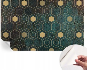 Fotótapéta Öntapadós Design Divatos Geometrikus hexagonok 416x254
