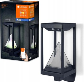 Ledvance Led kültéri fali lámpa 6W, Smart+ Solar Alps Wall Multicolor Rgb