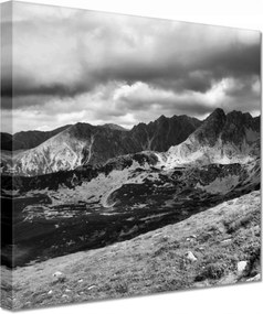 Vászonkép 60x60 Tátra Lengyel hegyek Kilátás