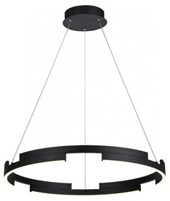 Redo 01-3173 - LED Dimmelhető csillár zsinóron CASTLE LED/36W/230V fekete