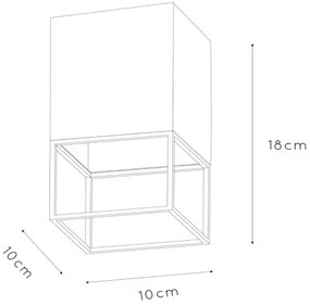 Lucide 21120/01/30 - Mennyezeti lámpa RIXT 1xE27/40W/230V