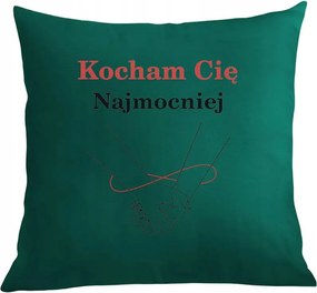 Párna párnahuzat Valentin napra Szeretlek a legjobban