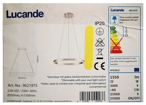 Lucande Lucande - LED Dimmelhető csillár zsinóron LYANI LED/20,5W/230V LW0044