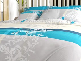 DELUXE türkiz pamut ágyneműhuzat Ágyneműhuzat mérete: 70 x 90 cm | 140 x 200 cm