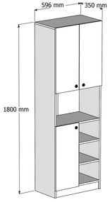 Tároló szekrény Order 3002