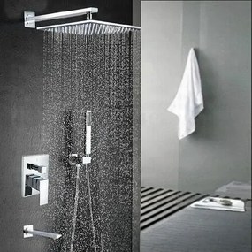 Zuhanypanel EYN PT04042 falba süllyesztett kivitelben, LED-világítással, többféle színváltozatban, például krómban és matt feketében — 40 cm — Fix