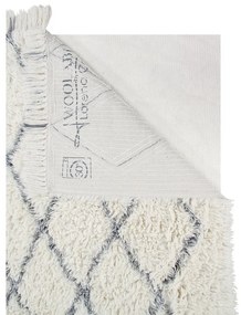 Krémszínű mosható kézi szövésű gyapjú szőnyeg 200x300 cm Berber Soul – Lorena Canals