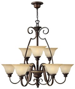 Hinkley HK-CELLO9 - Csillár láncon CELLO 9xE27/60W/230V